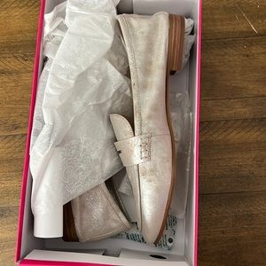 Vince Camuto Macinda Sandy Silver Loafer